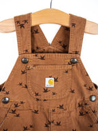 Carhartt Rare Bird Print Dungaree Shorties - Age 12 months