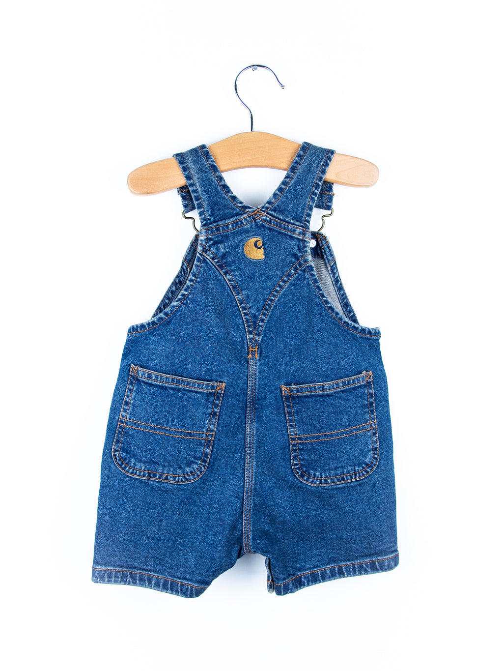 Carhartt Denim Dungaree Shorties - NEW WITH TAGS - Age 9 months