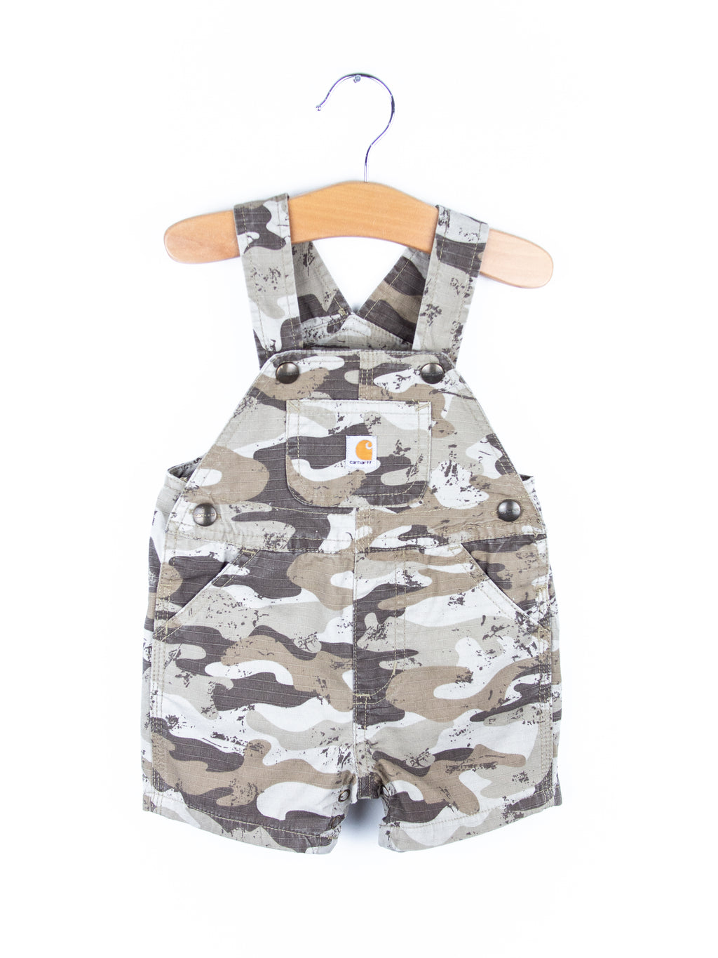 Carhartt Light Camo Dungaree Shorties - Age 3 months