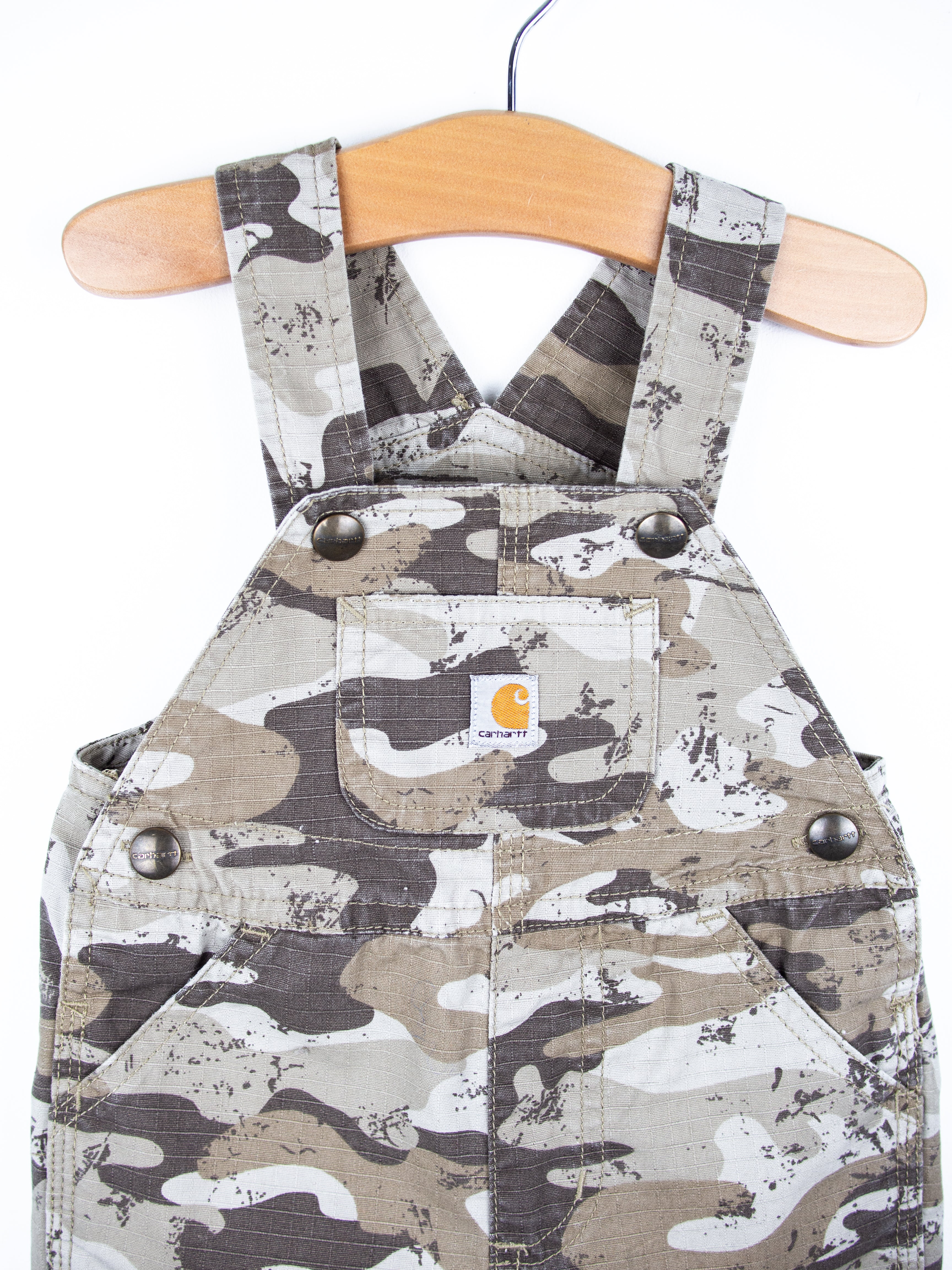 Carhartt Light Camo Dungaree Shorties - Age 3 months