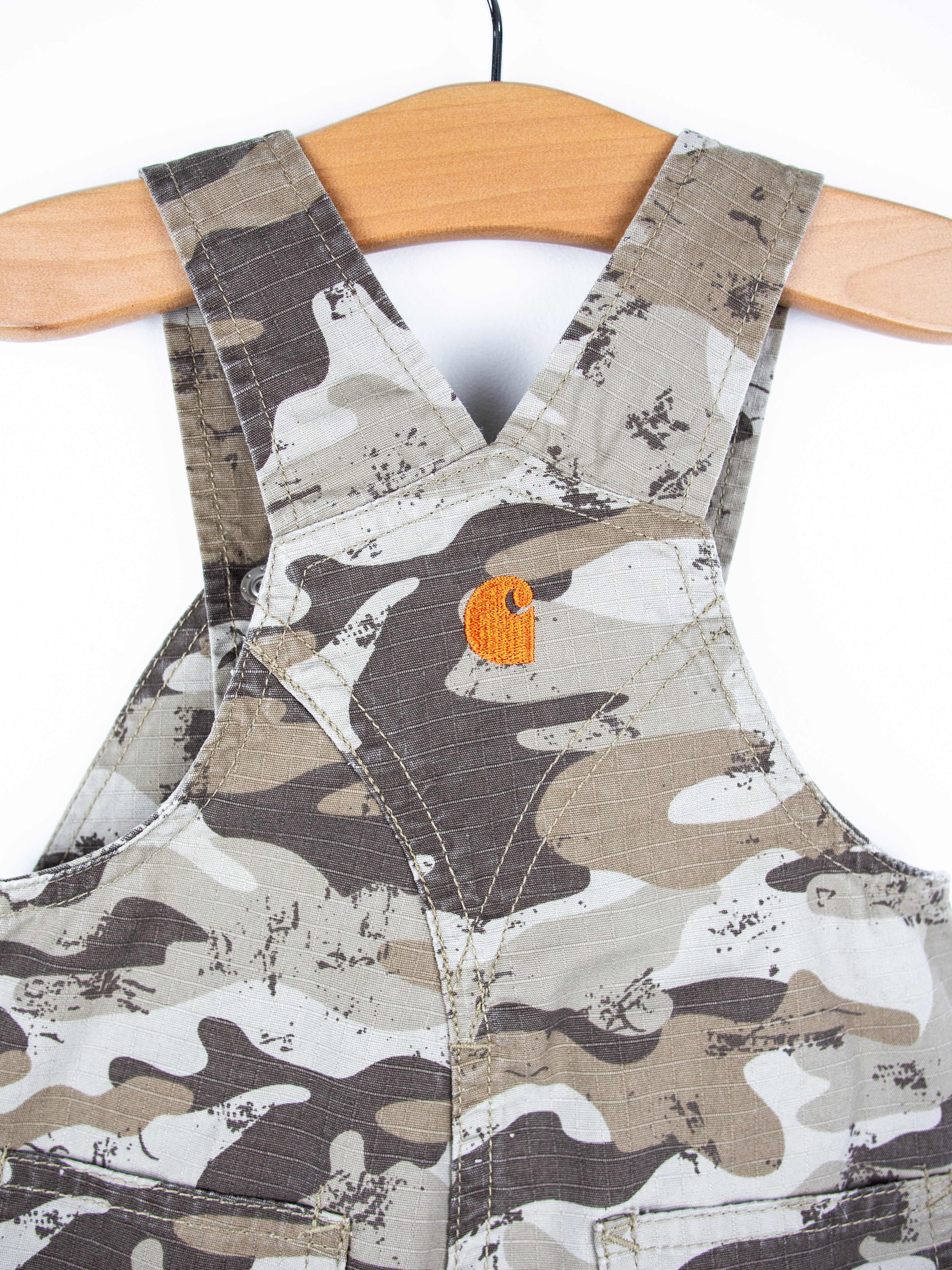 Carhartt Light Camo Dungaree Shorties - Age 3 months