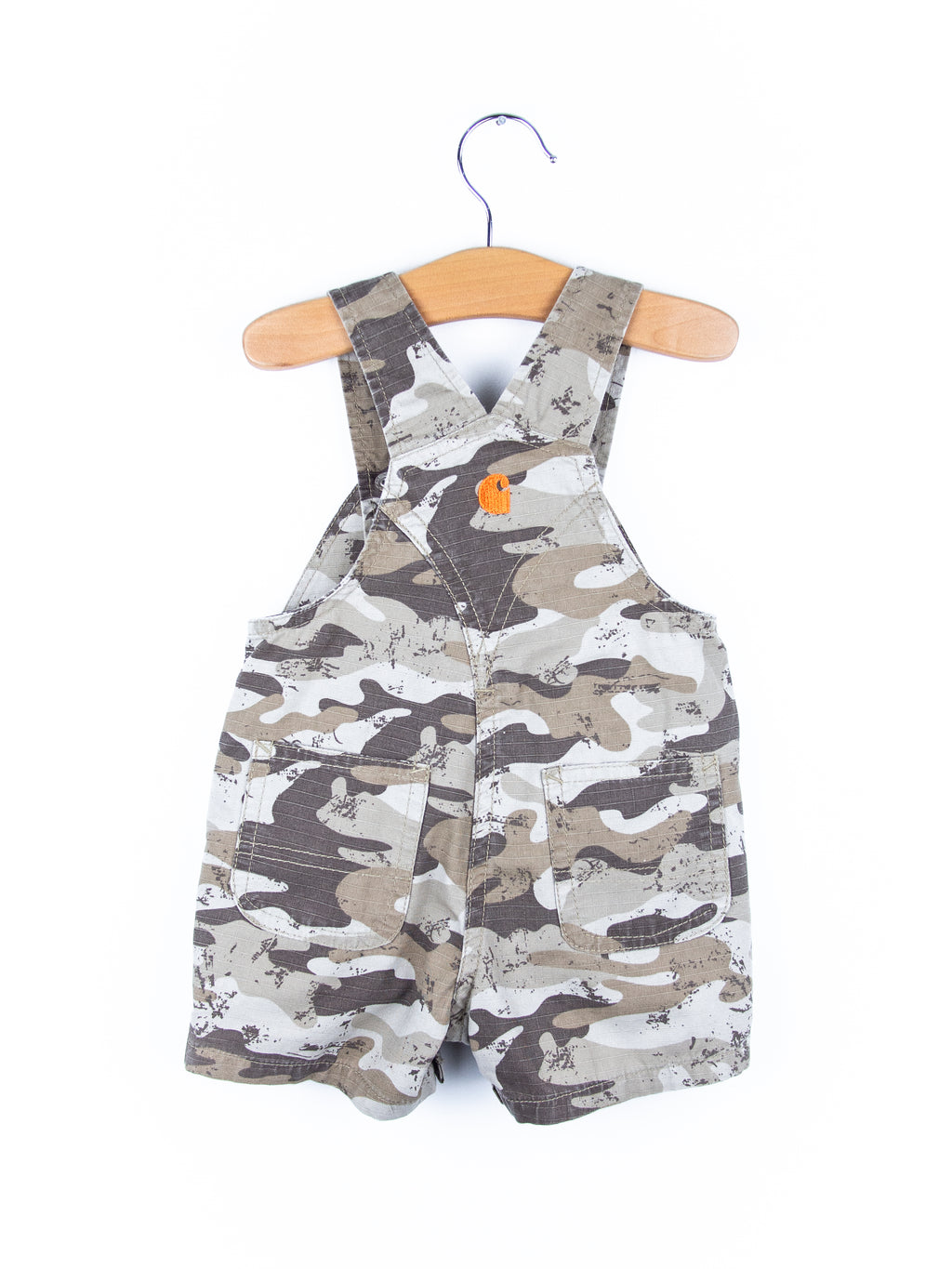 Carhartt Light Camo Dungaree Shorties - Age 3 months