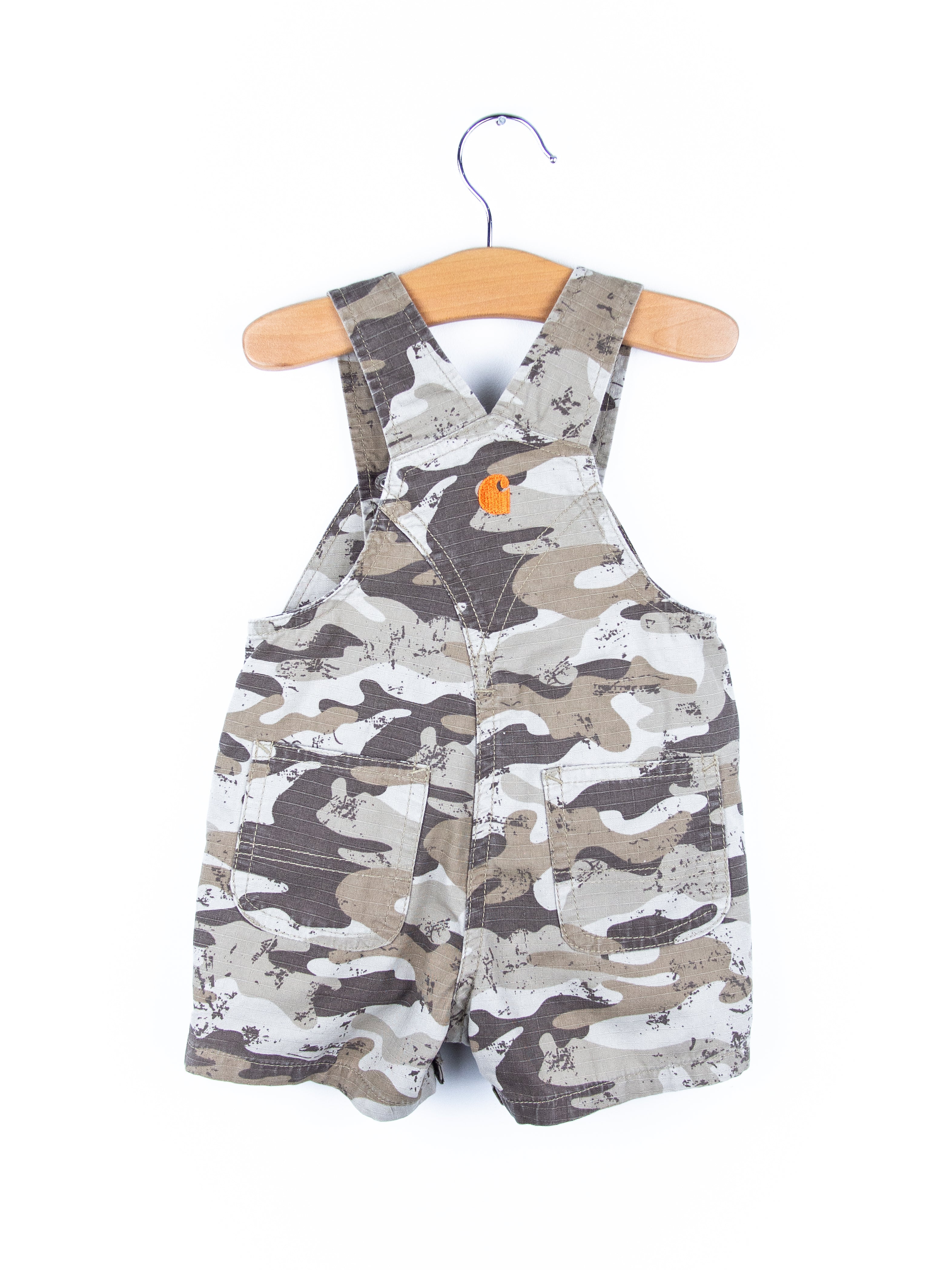 Carhartt Light Camo Dungaree Shorties - Age 3 months