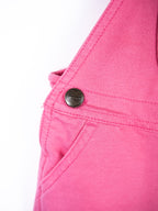 Carhartt Pink Jersey Dungaree Shorties - Age 18 months