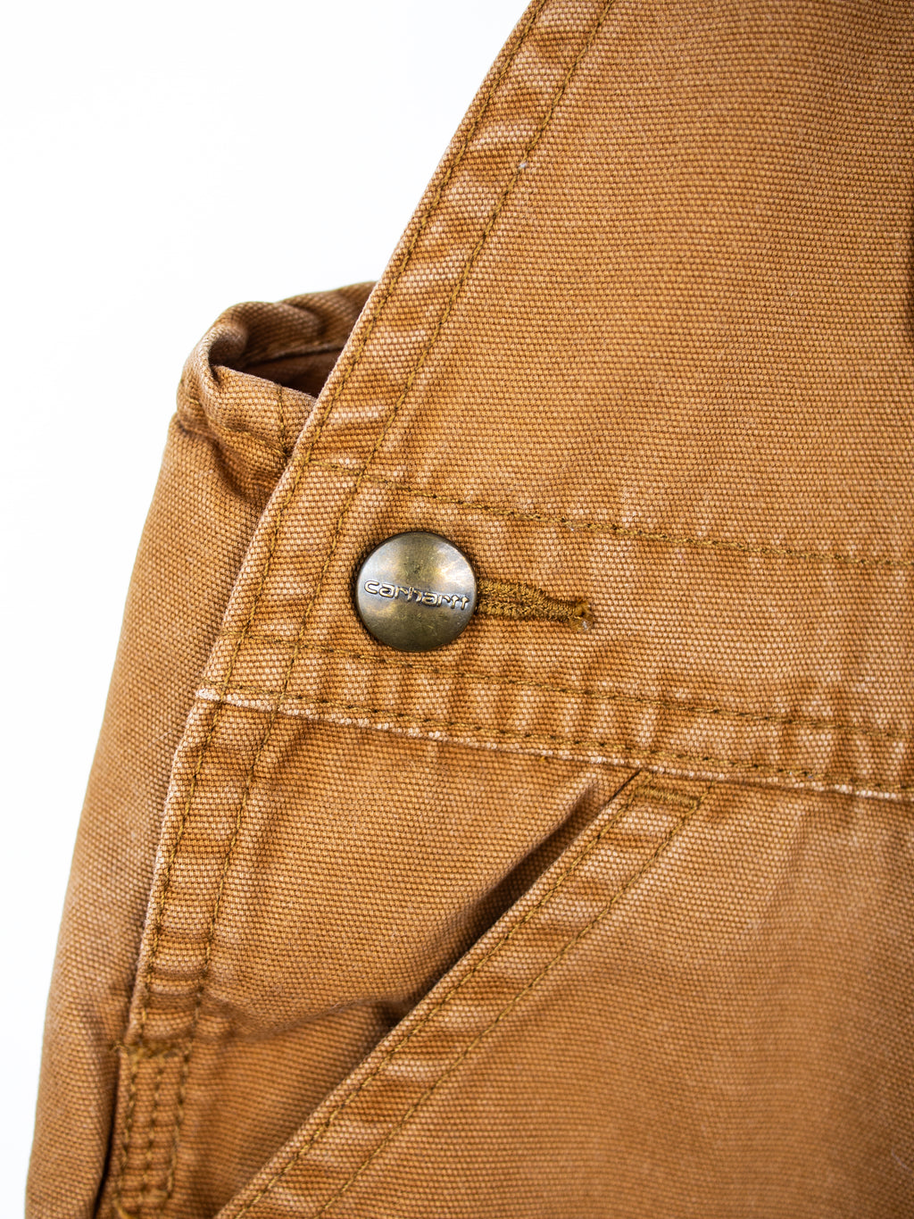 Carhartt Brown Dungaree Shorties - Age 2T