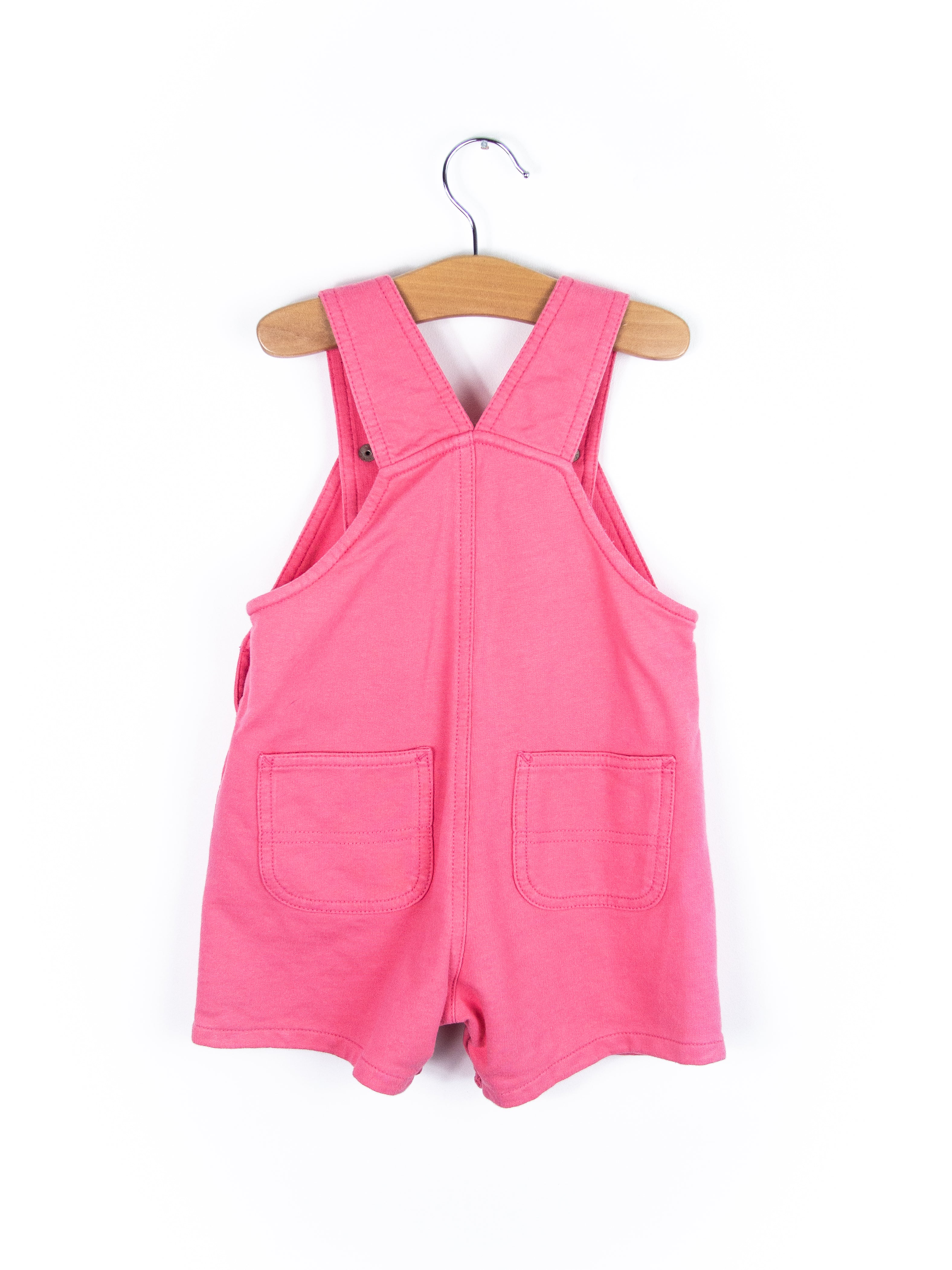 Carhartt Pink Jersey Dungaree Shorties - Age 18 months