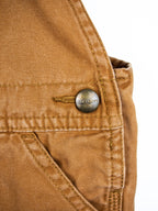 Carhartt Brown Dungaree Shorties - Age 2T