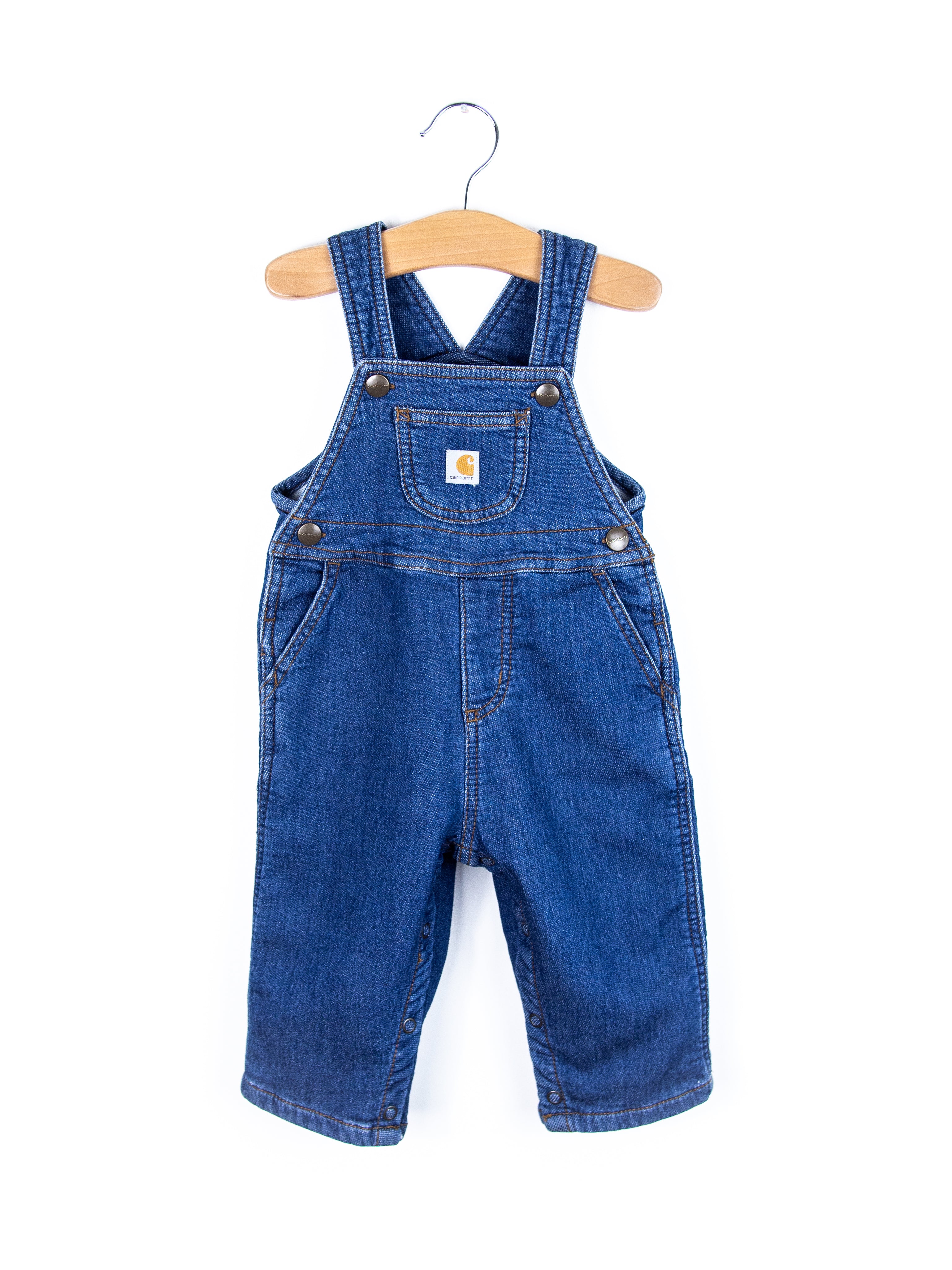 Carhartt Denim Look Jersey Dungarees - Age 6-9 months