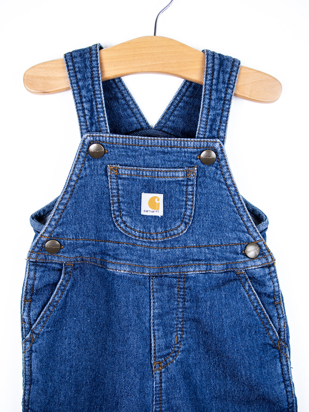 Carhartt Denim Look Jersey Dungarees - Age 6-9 months