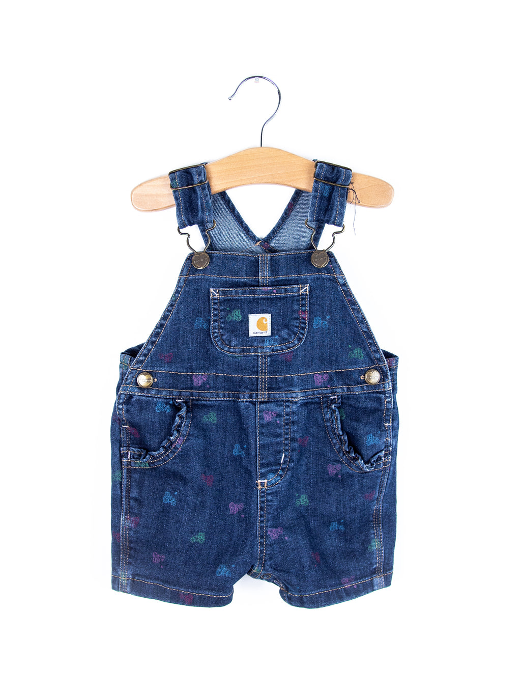 Carhartt Tractor Denim Dungaree Shorties - Age 9 months
