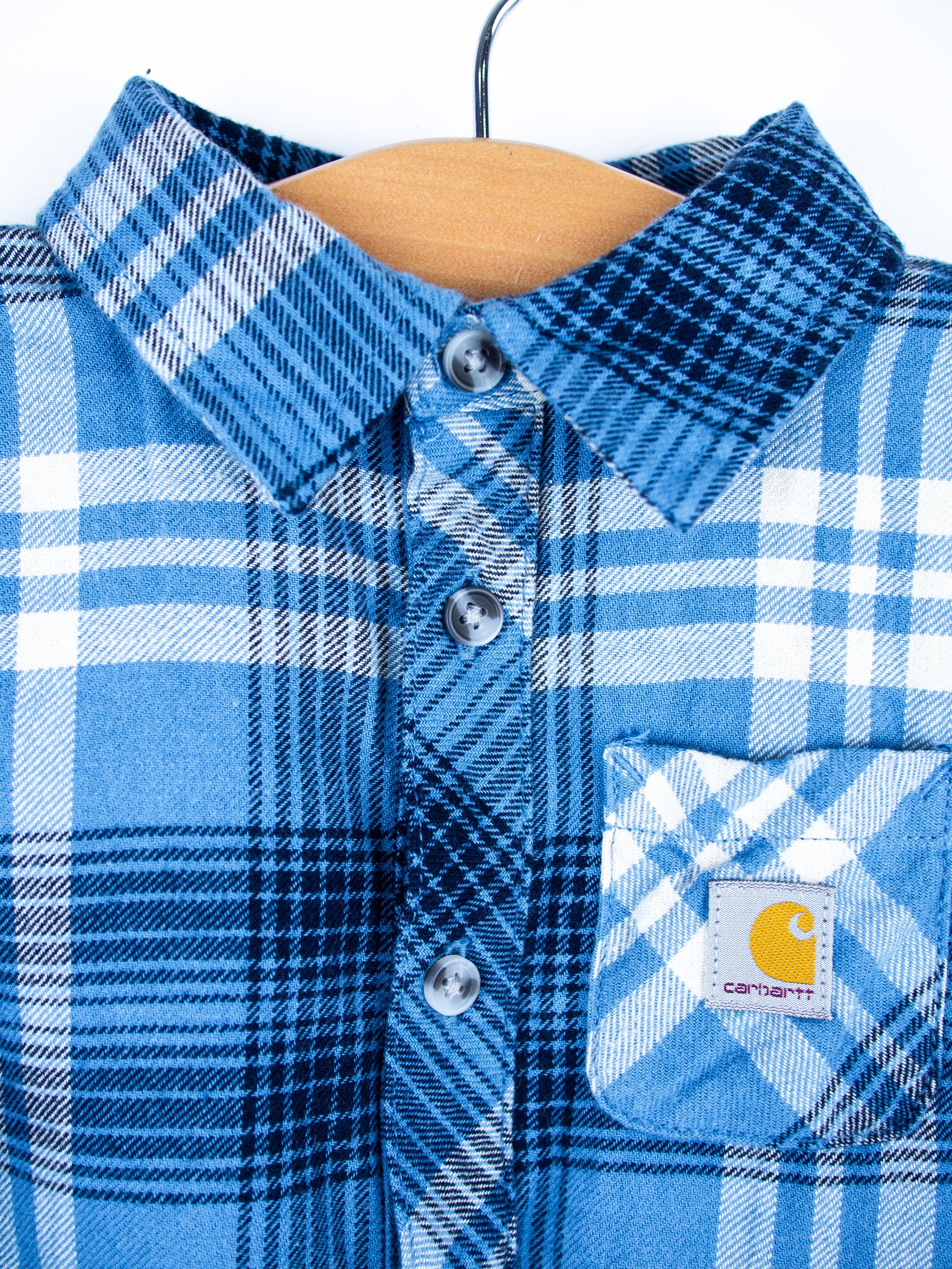 Carhartt Check Flannel Shirt Romper - Age 12 months