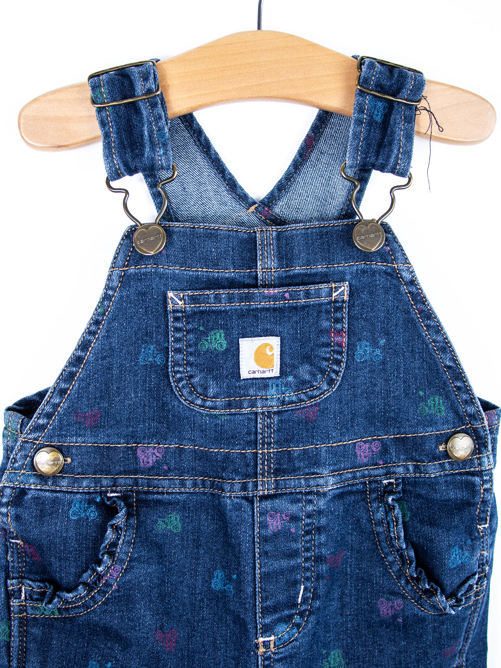 Carhartt Tractor Denim Dungaree Shorties - Age 9 months