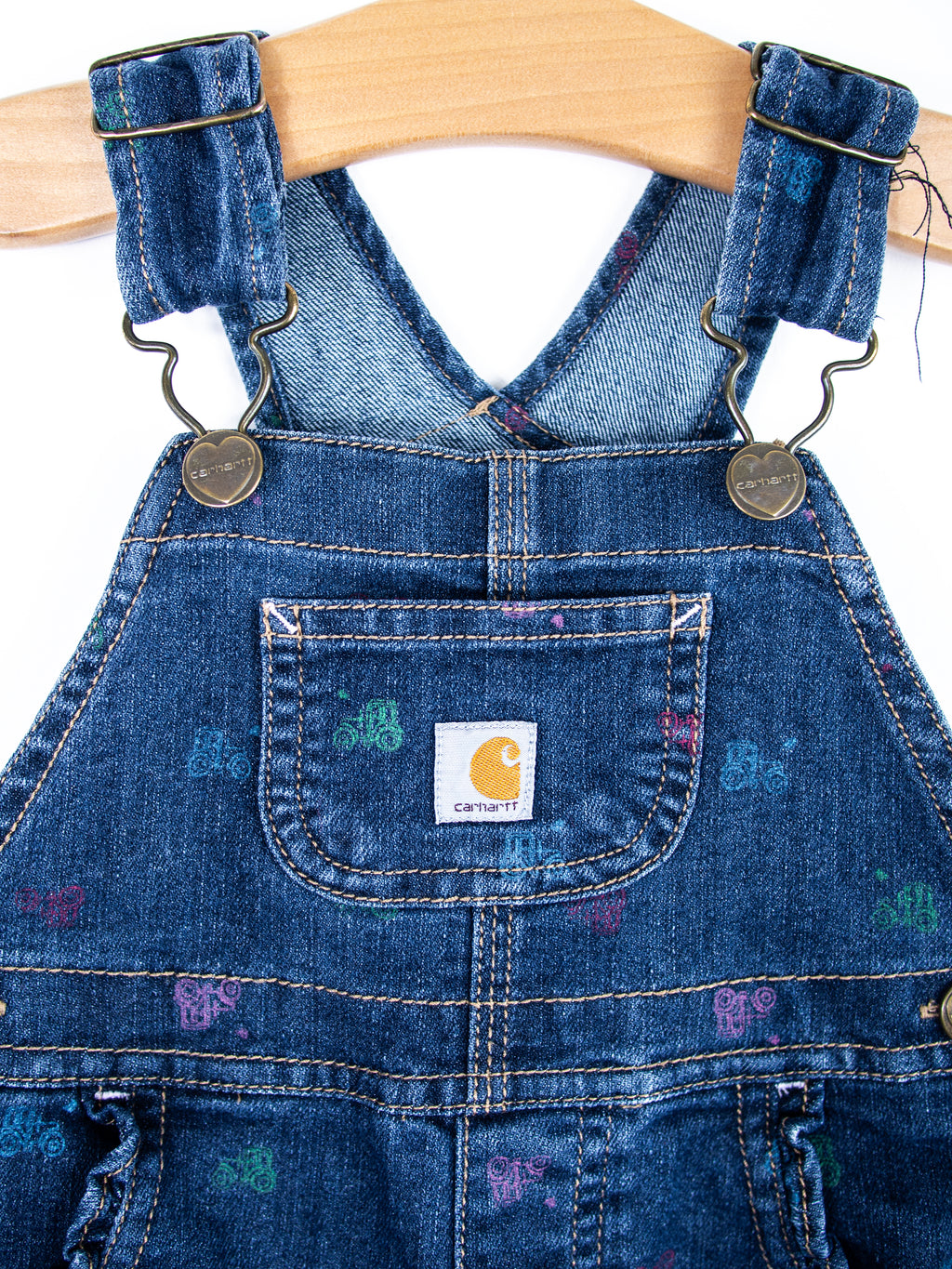 Carhartt Tractor Denim Dungaree Shorties - Age 9 months