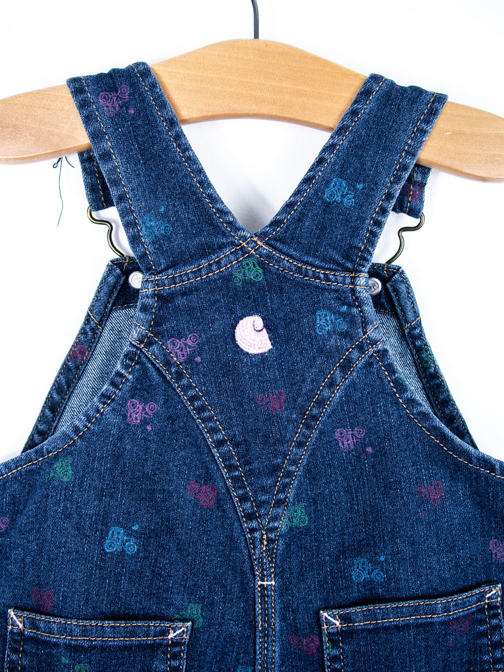 Carhartt Tractor Denim Dungaree Shorties - Age 9 months