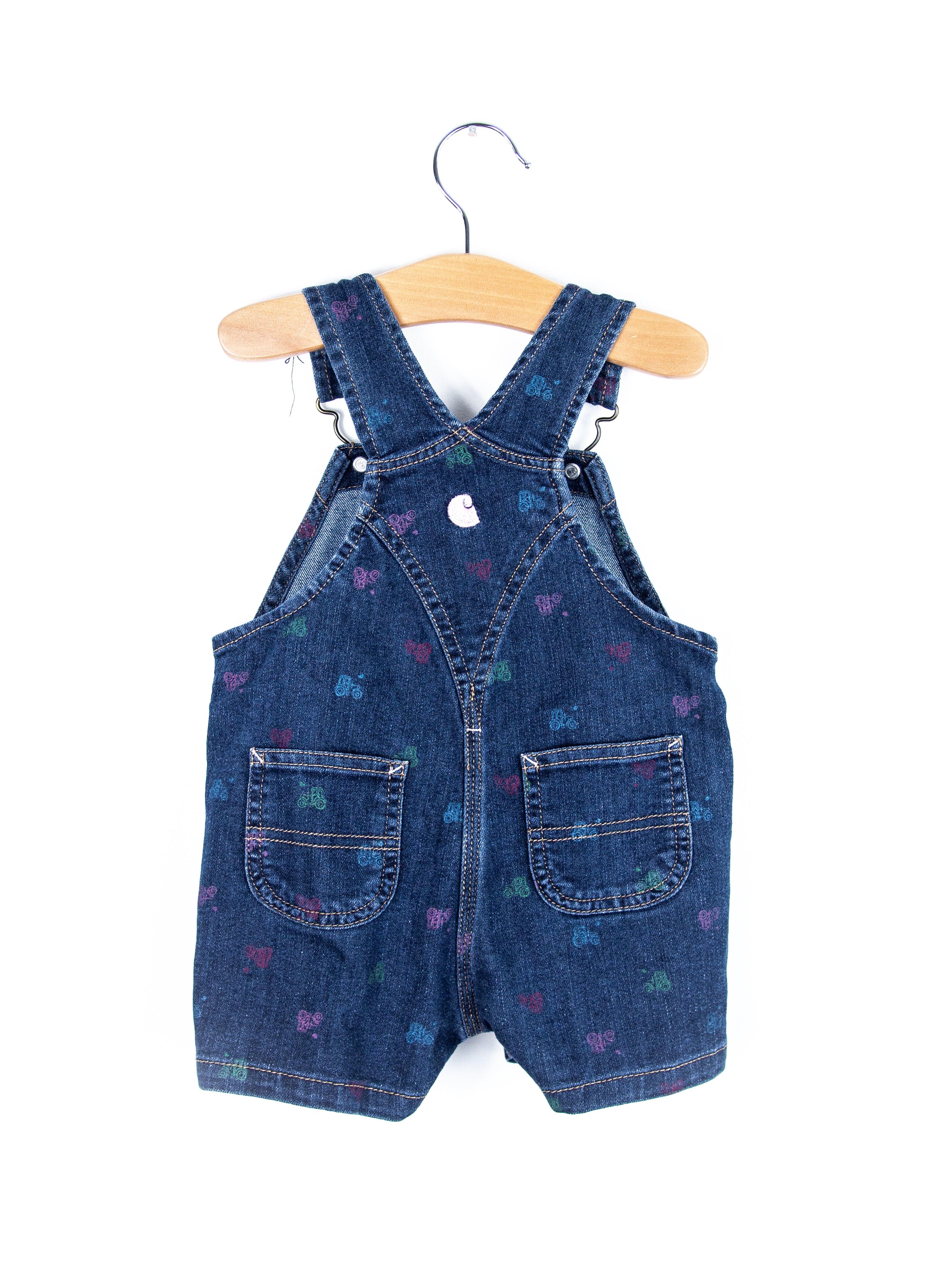 Carhartt Tractor Denim Dungaree Shorties - Age 9 months