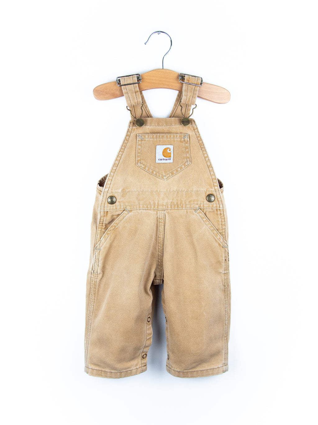 Carhartt Vintage Light Sand Canvas Dungarees - Age 6 months
