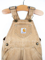 Carhartt Vintage Light Sand Canvas Dungarees - Age 6 months