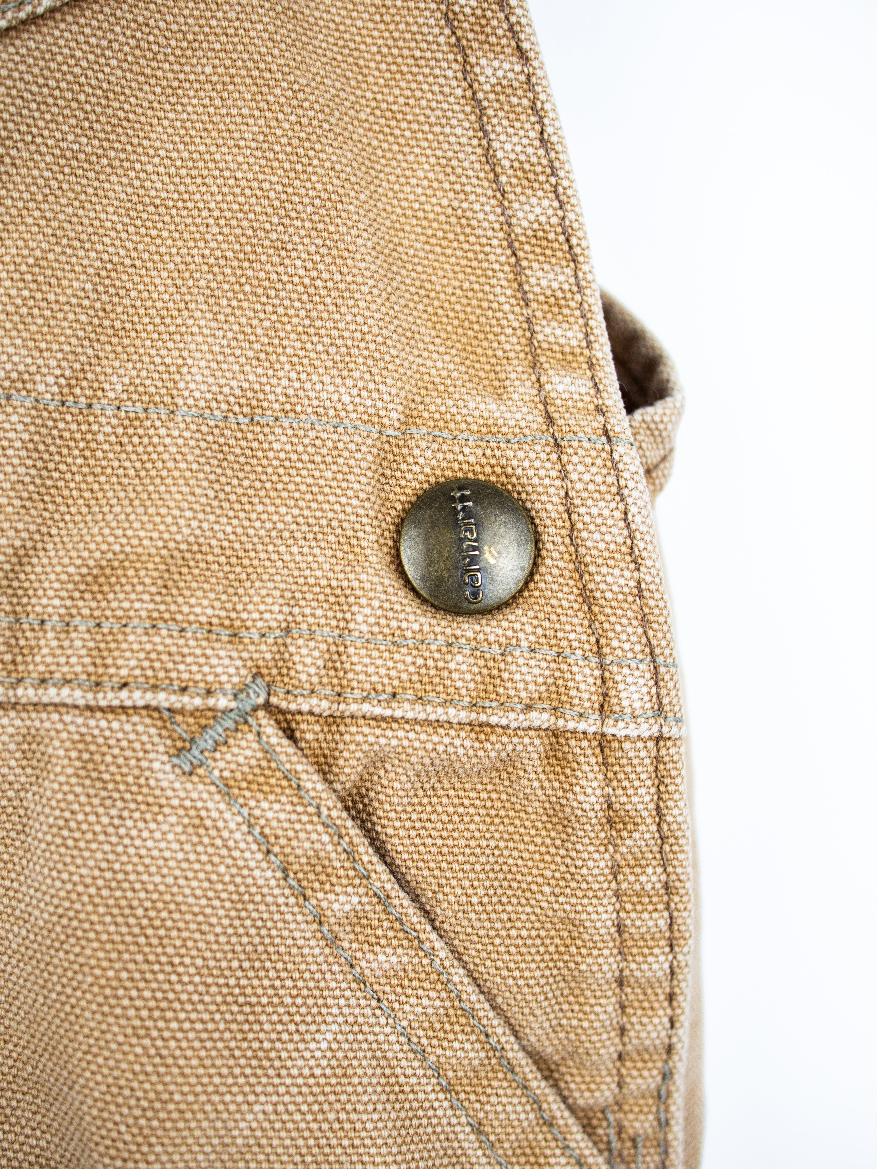 Carhartt Vintage Light Sand Canvas Dungarees - Age 6 months