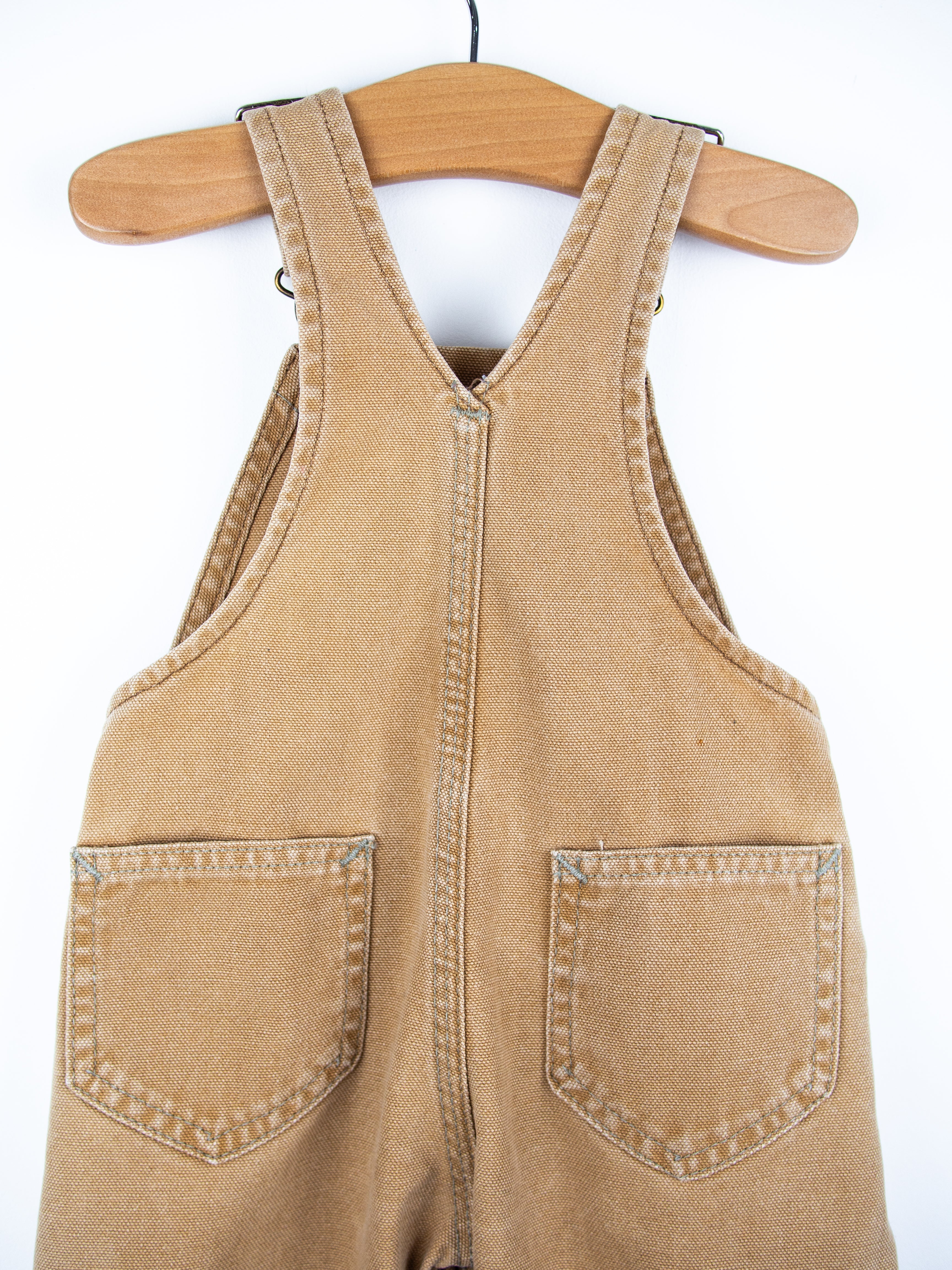 Carhartt Vintage Light Sand Canvas Dungarees - Age 6 months