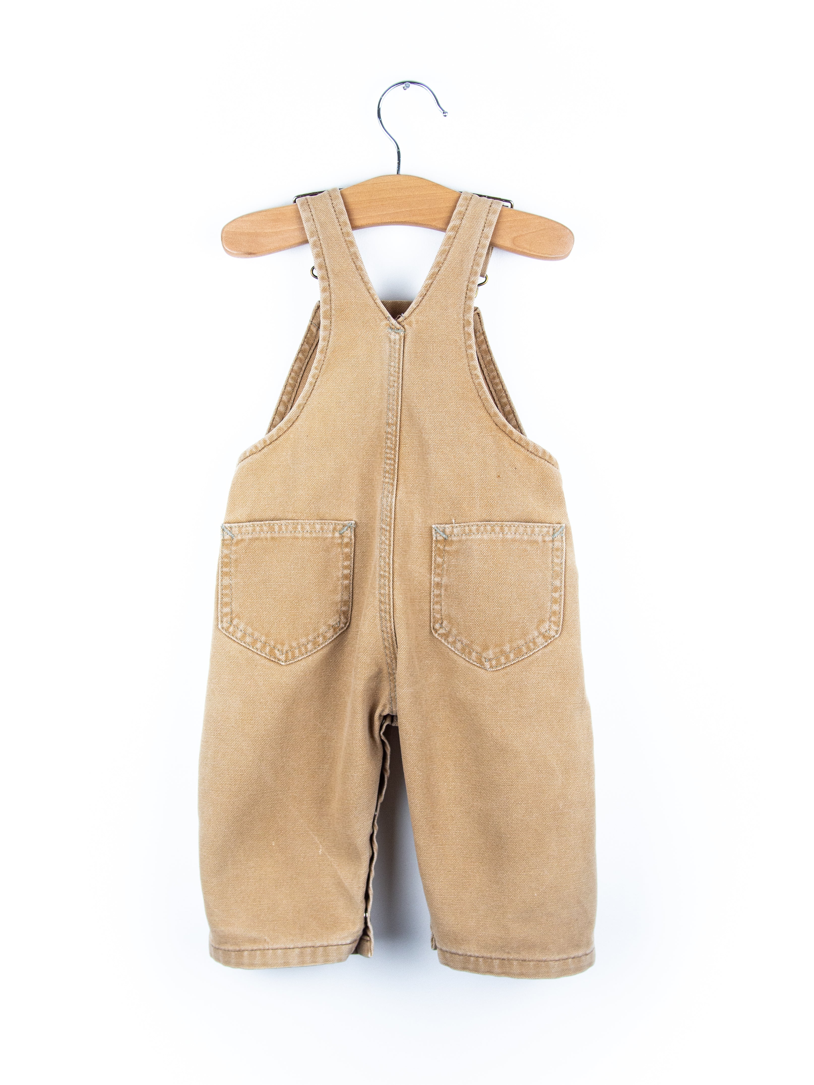 Carhartt Vintage Light Sand Canvas Dungarees - Age 6 months
