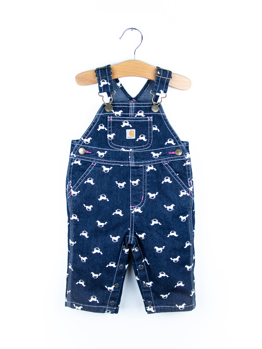 Carhartt Denim Horse Dungarees - Age 6 months