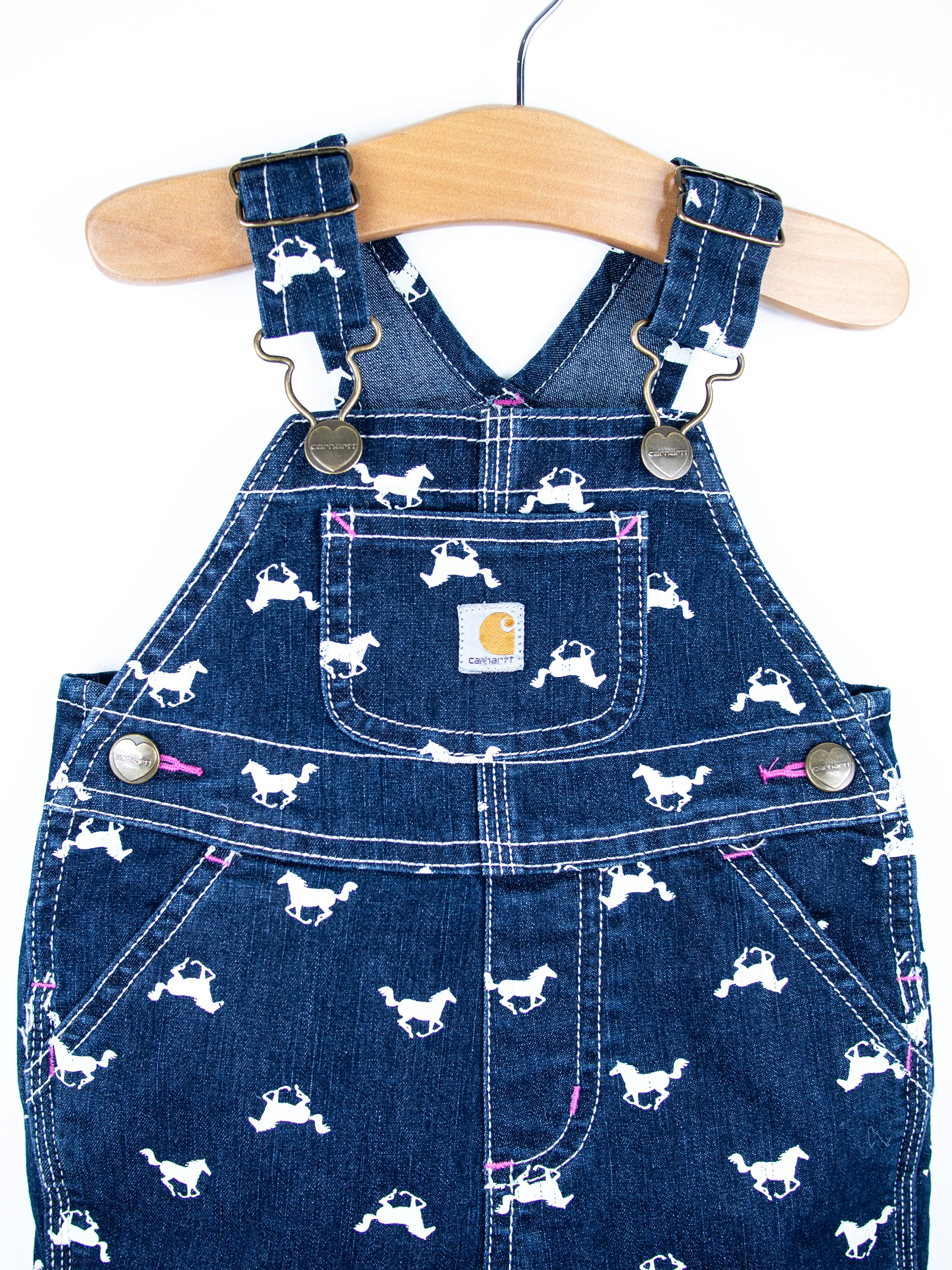 Carhartt Denim Horse Dungarees - Age 6 months