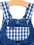 Lee Vintage Check Denim Dungarees - Age 12 months