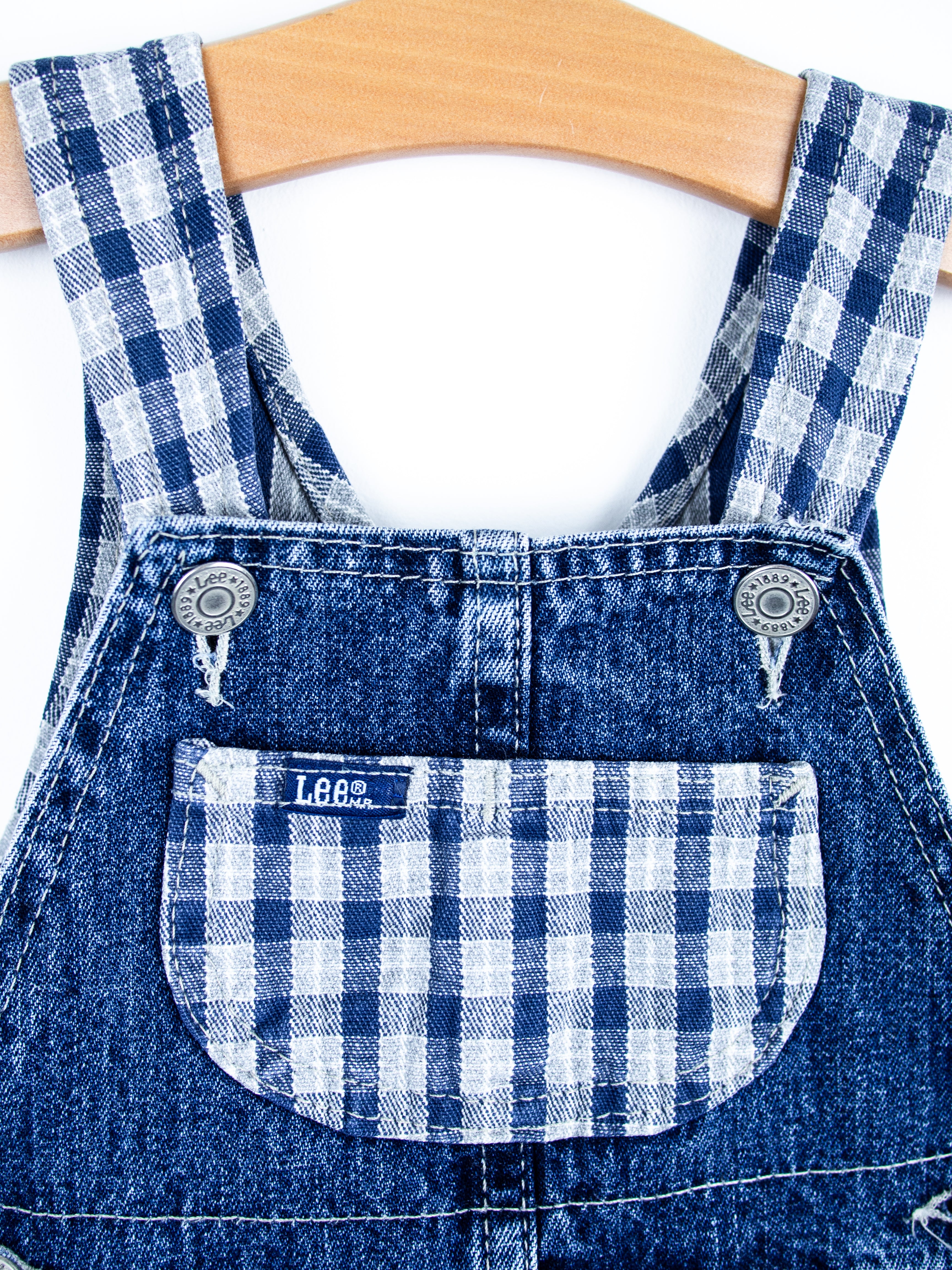 Lee Vintage Check Denim Dungarees - Age 12 months