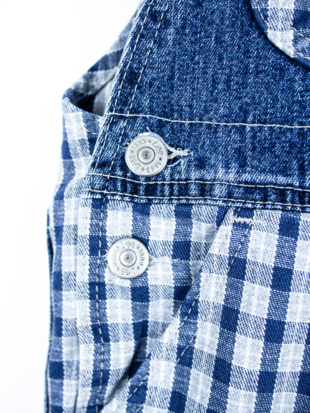 Lee Vintage Check Denim Dungarees - Age 12 months