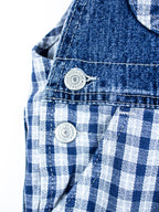 Lee Vintage Check Denim Dungarees - Age 12 months