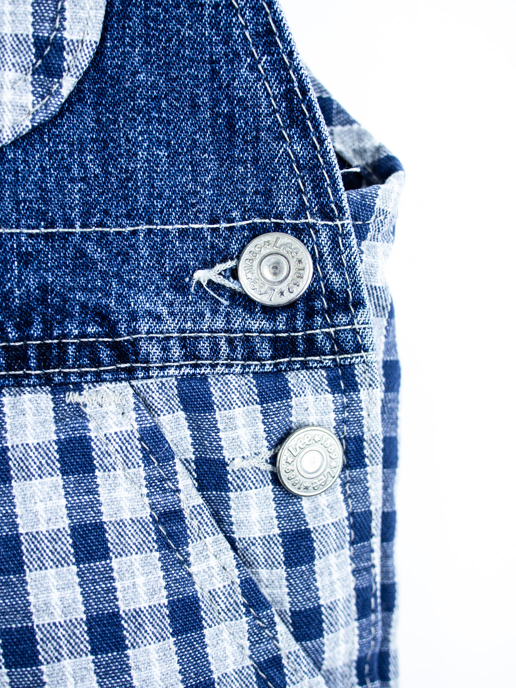 Lee Vintage Check Denim Dungarees - Age 12 months