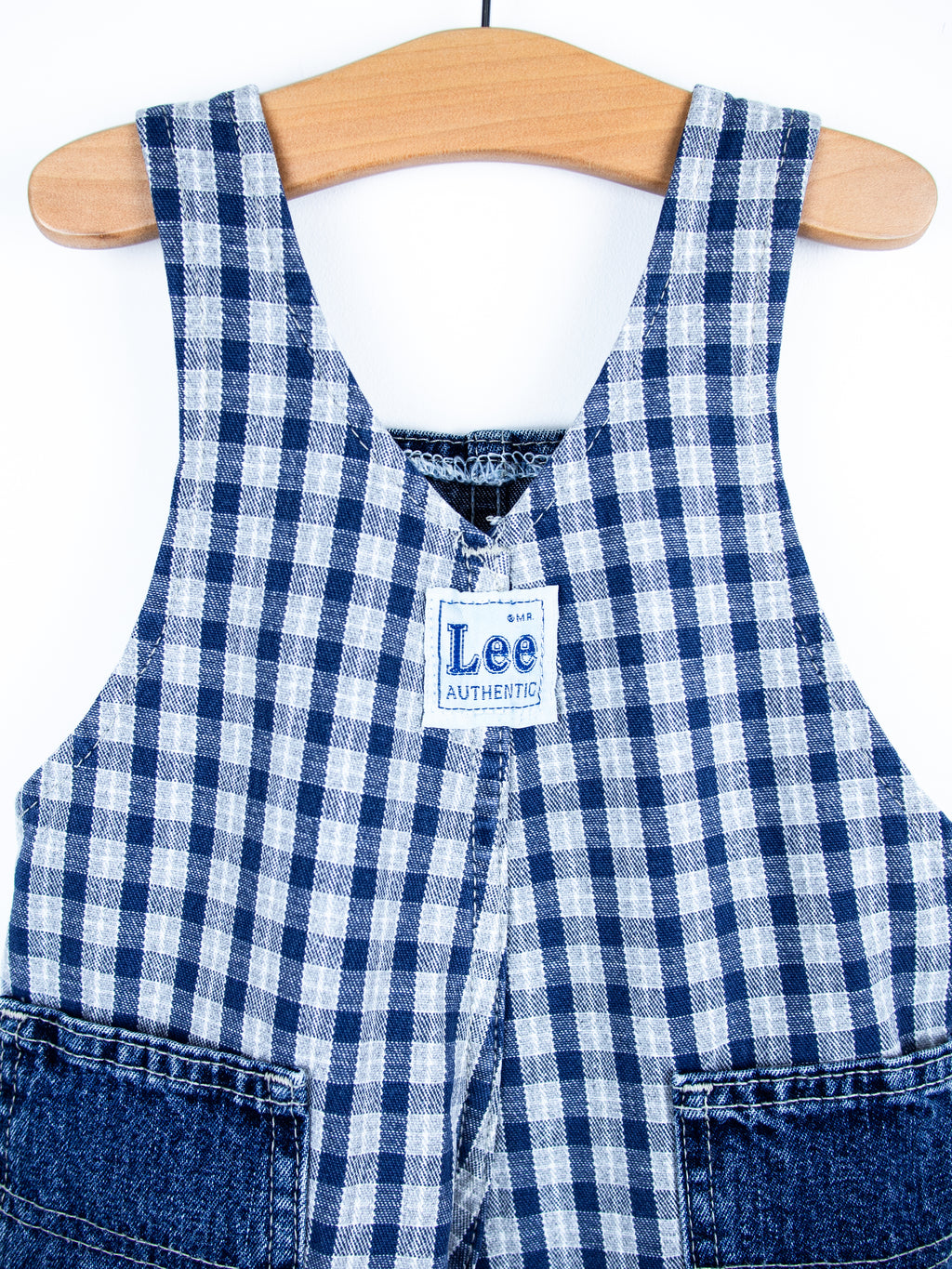 Lee Vintage Check Denim Dungarees - Age 12 months