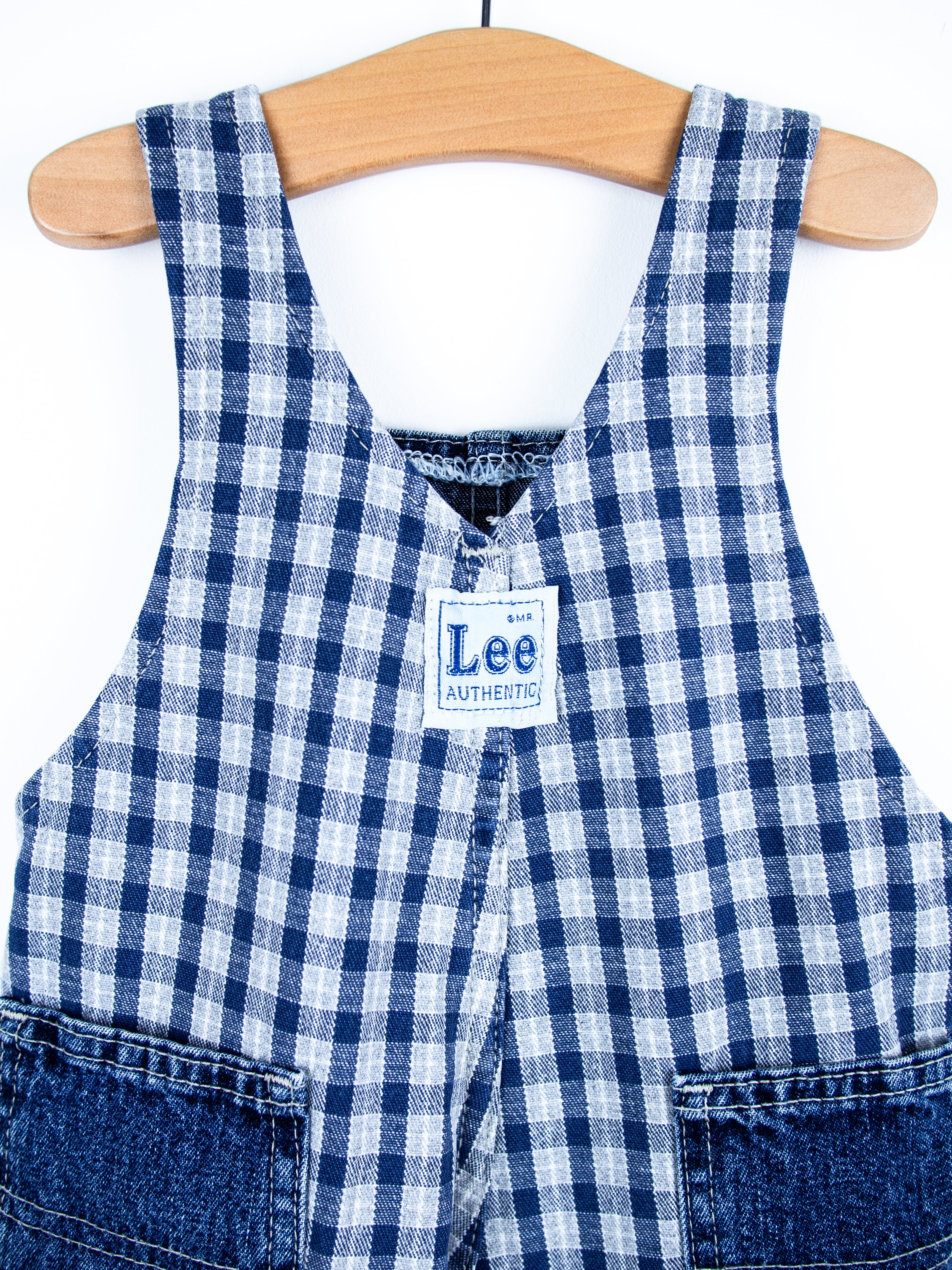 Lee Vintage Check Denim Dungarees - Age 12 months