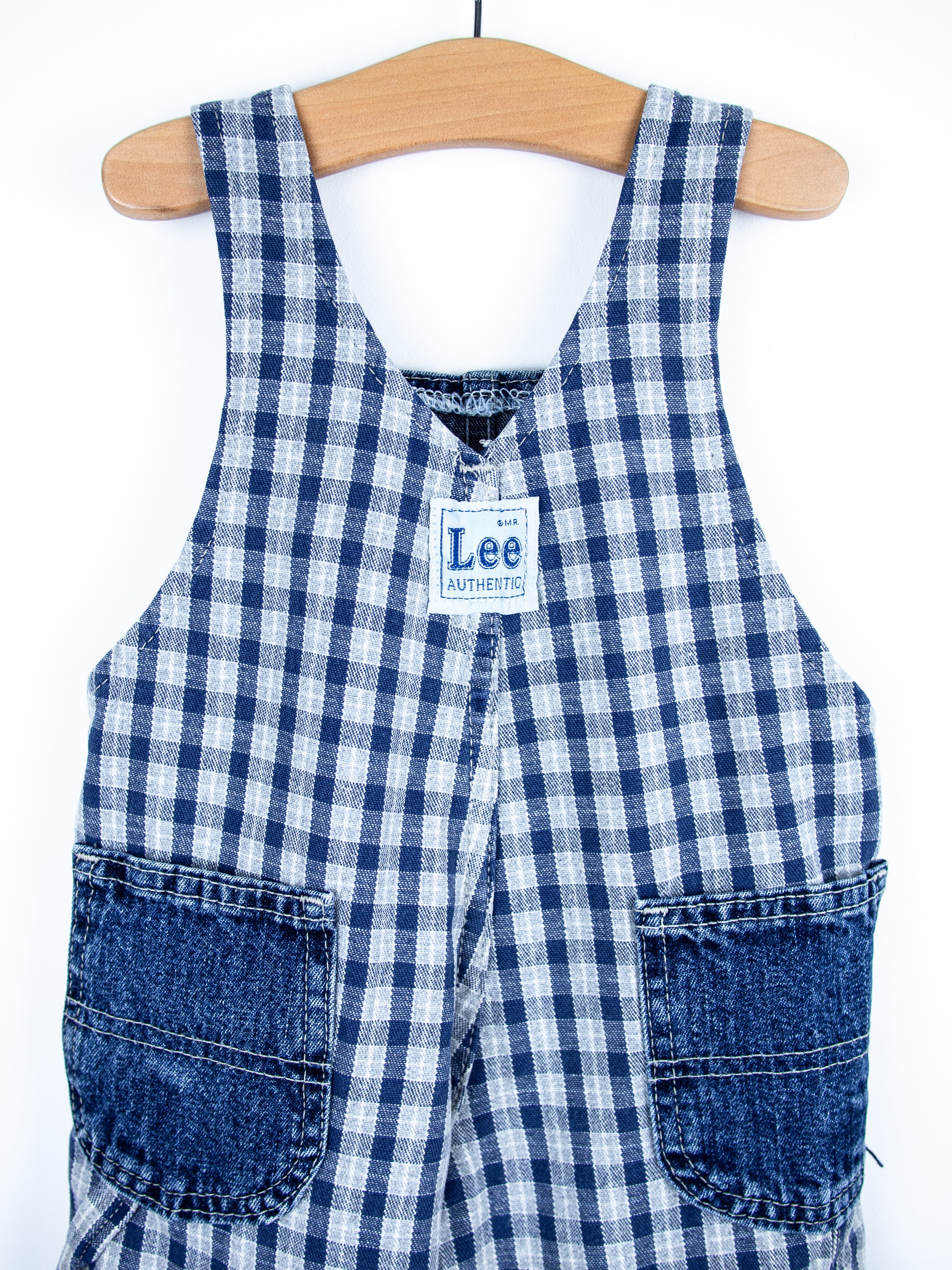 Lee Vintage Check Denim Dungarees - Age 12 months