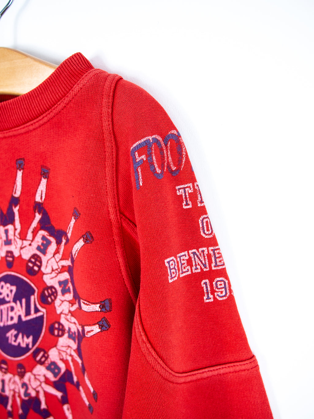Vintage Benetton 1987 Football Team Sweatshirt - Age 2 years