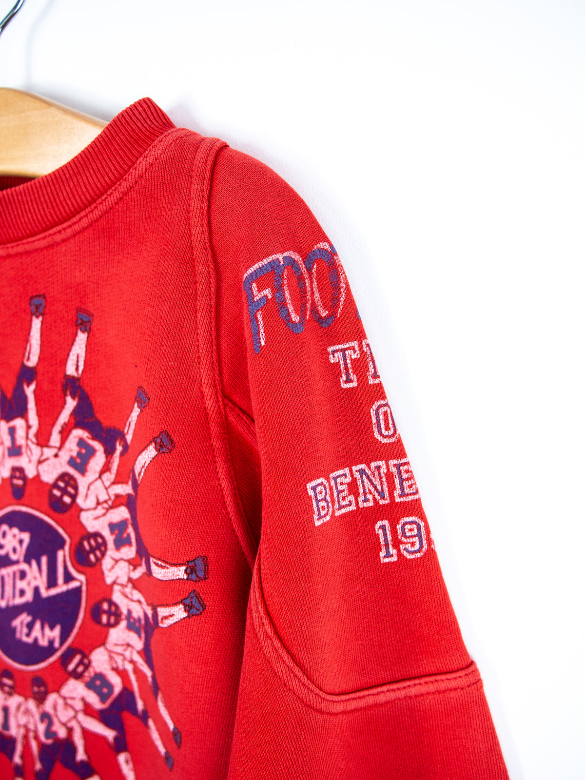 Vintage Benetton 1987 Football Team Sweatshirt - Age 2 years
