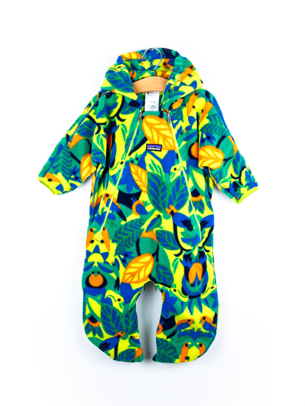 Patagonia Vintage Tropical Fleece Snowsuit / Sleep Bag - Age 12 months