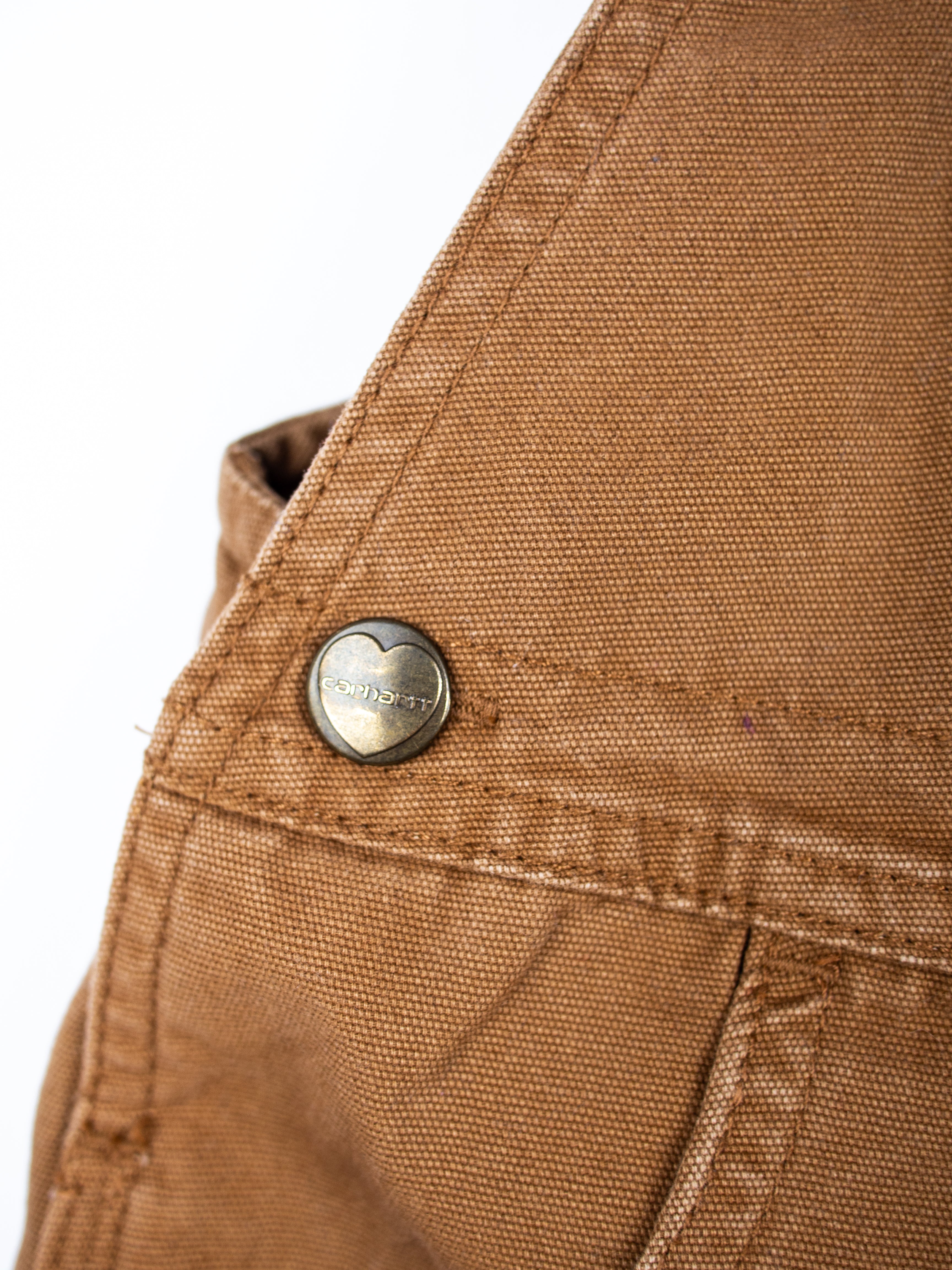 Carhartt Brown Dungaree Shorties - Age 3T