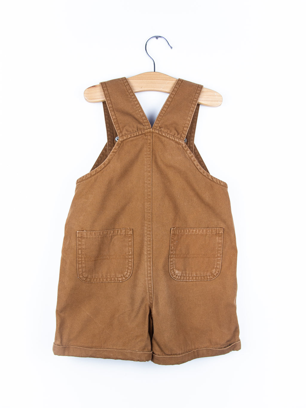 Carhartt Brown Dungaree Shorties - Age 3T