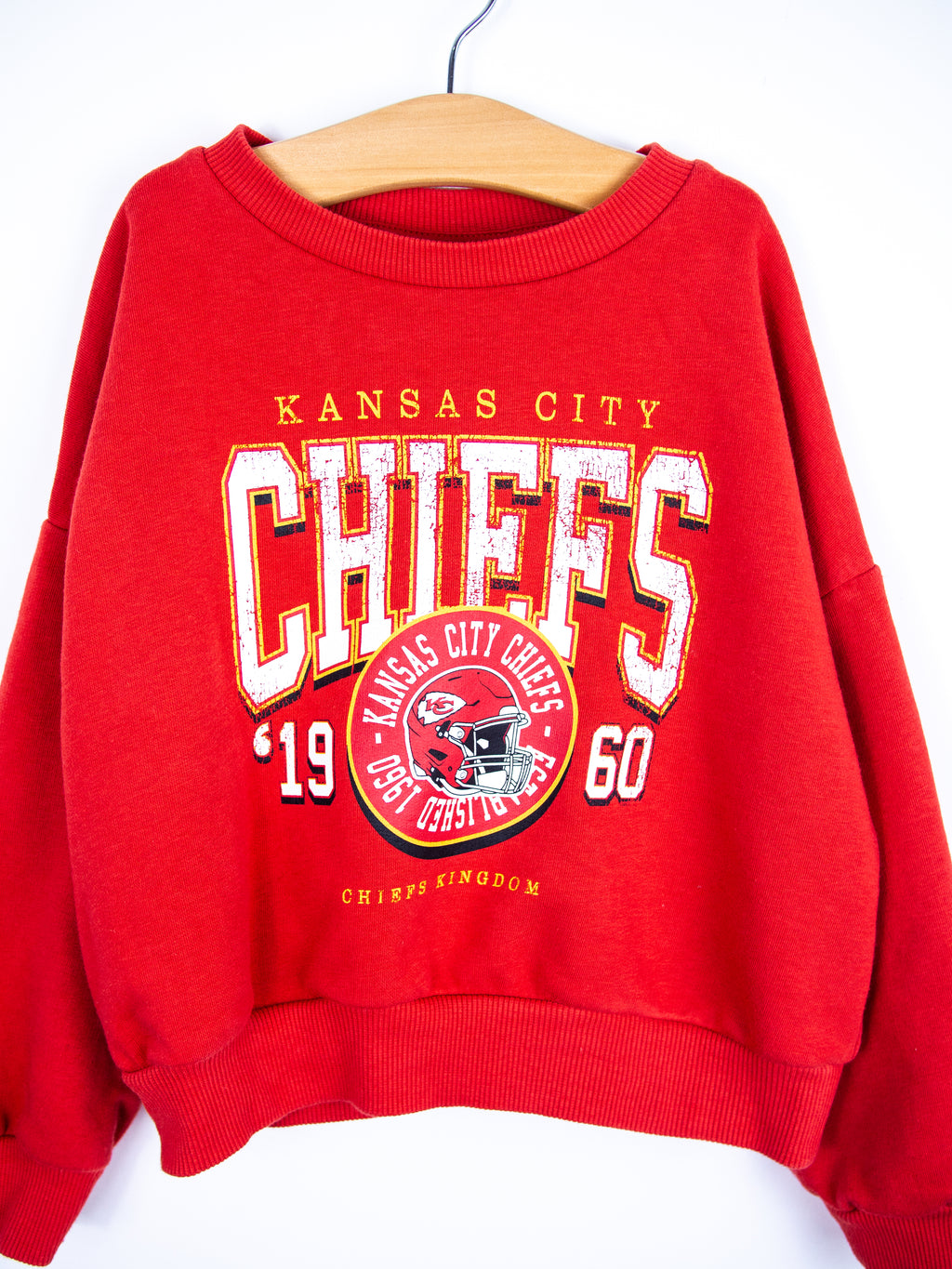 NFL Kansas City Chiefs Retro Sweatshirt - Age 5-6 years
