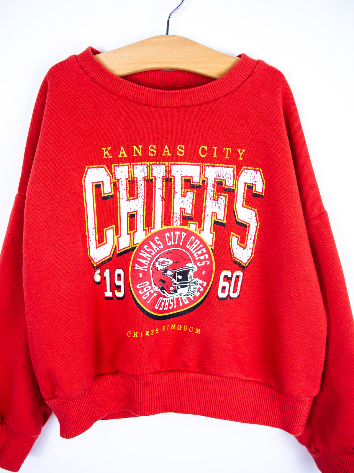 NFL Kansas City Chiefs Retro Sweatshirt - Age 5-6 years