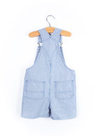 Carhartt Blue Stripe Dungaree Shorties - Age 4-5 years