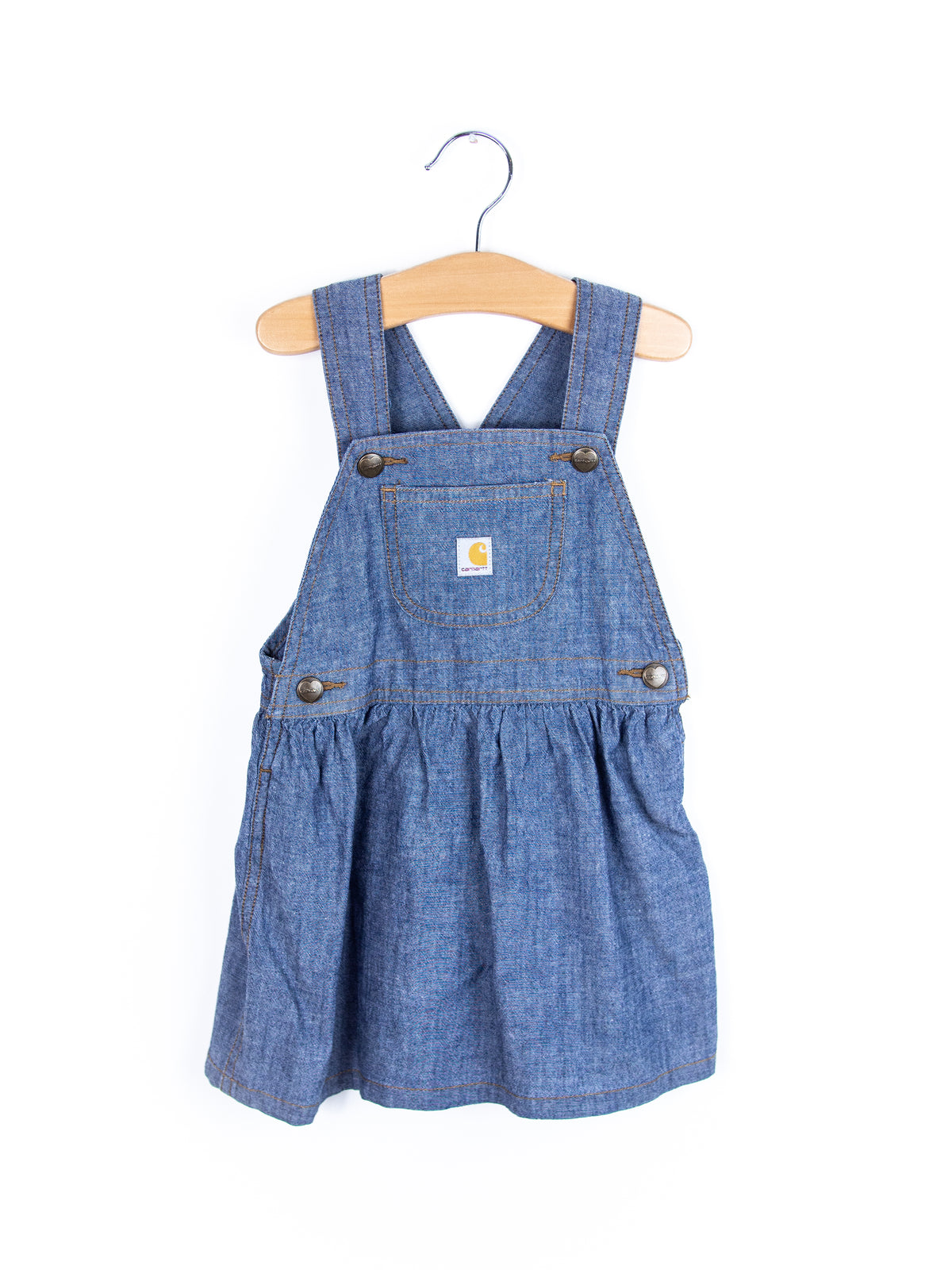 Carhartt Blue Chambray Dress - Age 2 years