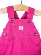 Carhartt Pink Dungaree Shorties - Age 0-3 months