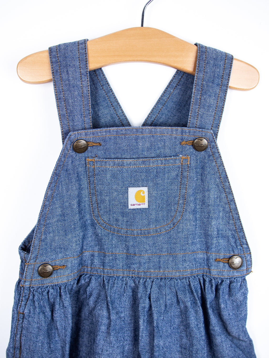 Carhartt Blue Chambray Dress - Age 2 years