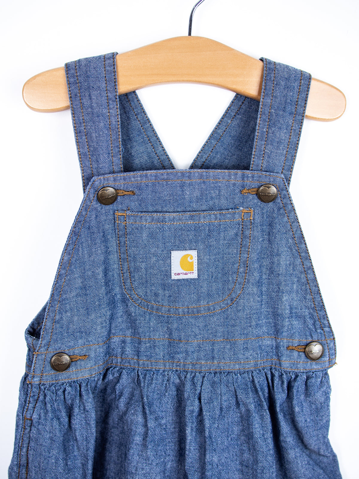 Carhartt Blue Chambray Dress - Age 2 years