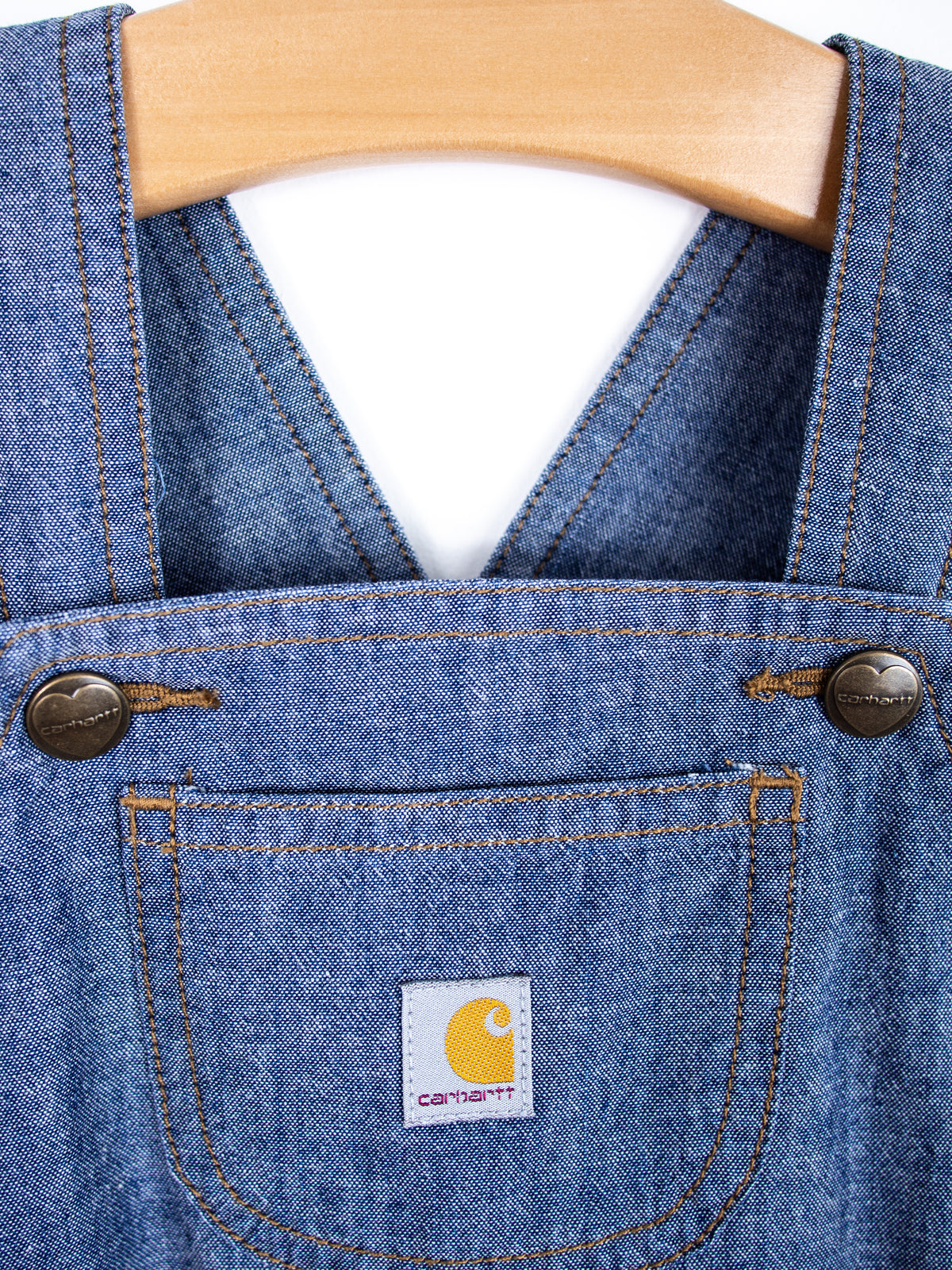 Carhartt Blue Chambray Dress - Age 2 years