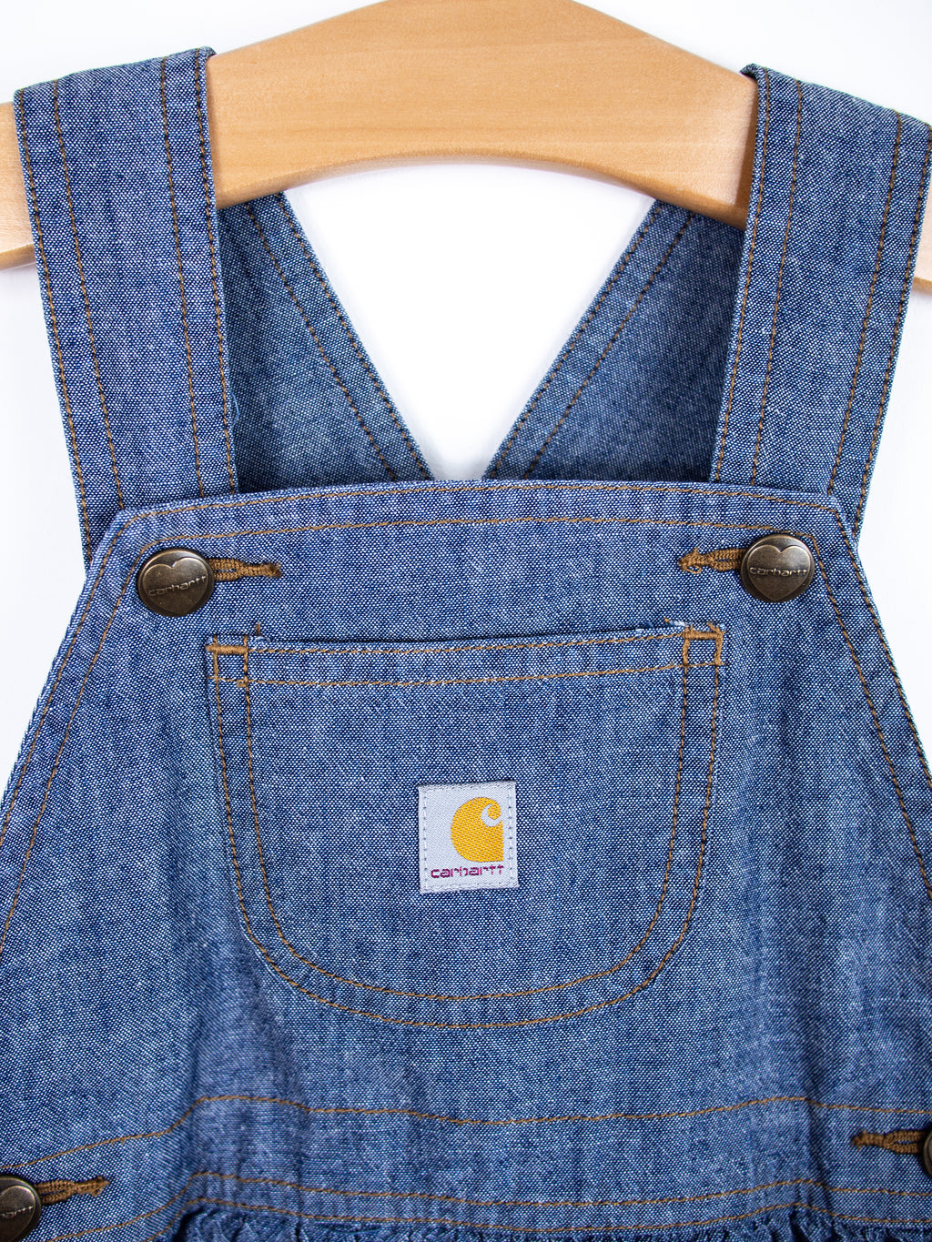 Carhartt Blue Chambray Dress - Age 2 years