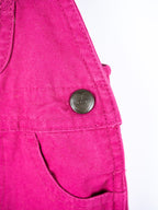 Carhartt Pink Dungaree Shorties - Age 0-3 months