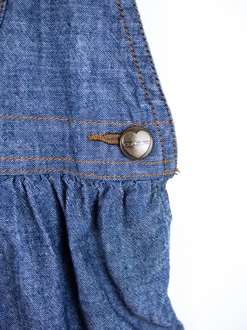 Carhartt Blue Chambray Dress - Age 2 years